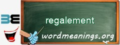 WordMeaning blackboard for regalement